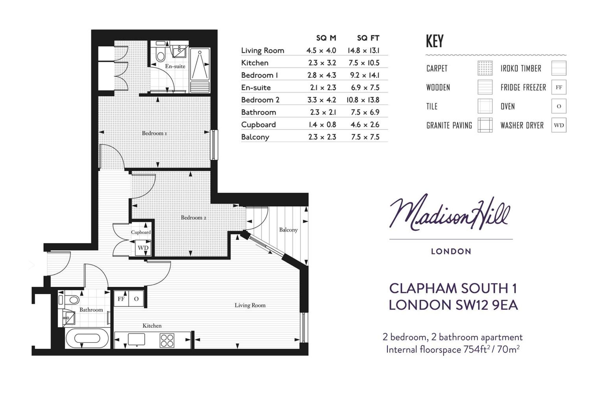 Madison Hill - Clapham South 1 - Two Bedroom Flat London Exterior foto
